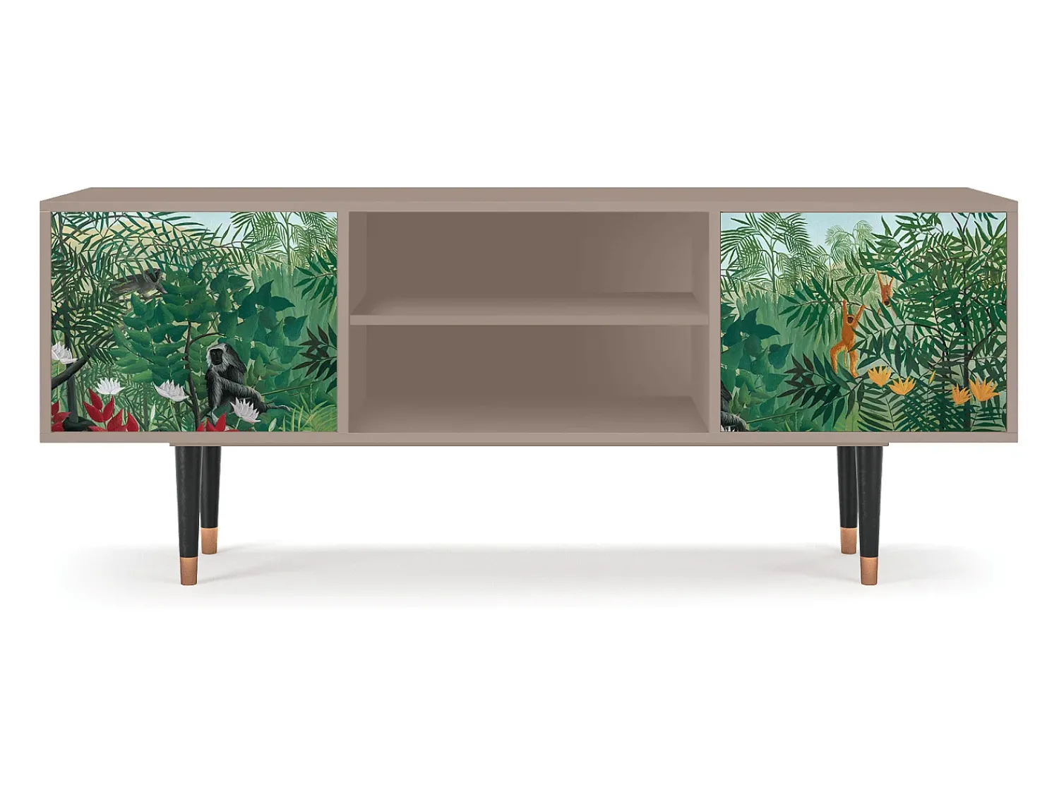 Móvel De Tv* Mueble de TV - 170х69х48 cm - T2 - Jungles in Paris, Latte Bege