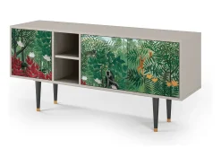 Móvel De Tv* Mueble de TV - 150х69х41 cm - T5 - Jungles in Paris, Areia Bege