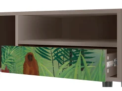 Discount Mueble de TV - 115х59х48 cm - T3 - Jungles in Paris, Latte Bege