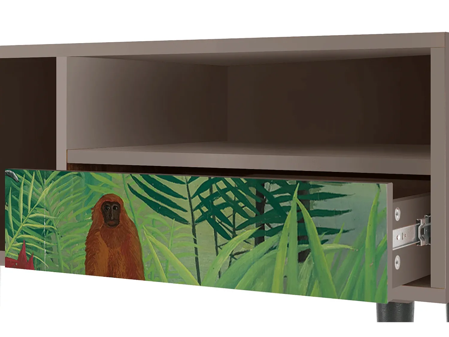 Discount Mueble de TV - 115х59х48 cm - T3 - Jungles in Paris, Latte Bege