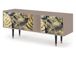 Móvel De Tv| Mueble de TV - 170х69х48 cm - T1 - Jungle Vibes, Latte Bege