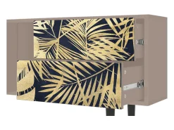 Móvel De Tv| Mueble de TV - 170х69х48 cm - T1 - Jungle Vibes, Latte Bege