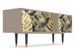 Móvel De Tv| Mueble de TV - 170х69х48 cm - T1 - Jungle Vibes, Latte Bege