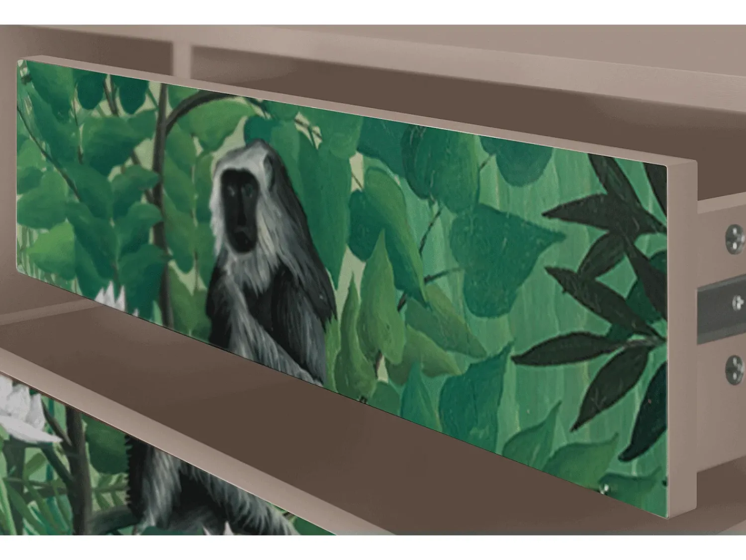 Móvel De Tv* Mueble de TV - 170х59х48 cm - T4 - Jungles in Paris, Latte Bege