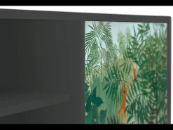 Móvel De Tv* Mueble de TV - 170х69х48 cm - T2 - Jungles in Paris, Antracite Cinza antracite