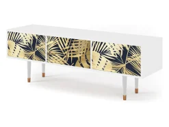 Mueble de TV - 170х59х48 cm - T4 - Jungle Vibes, Branco^ Móvel De Tv