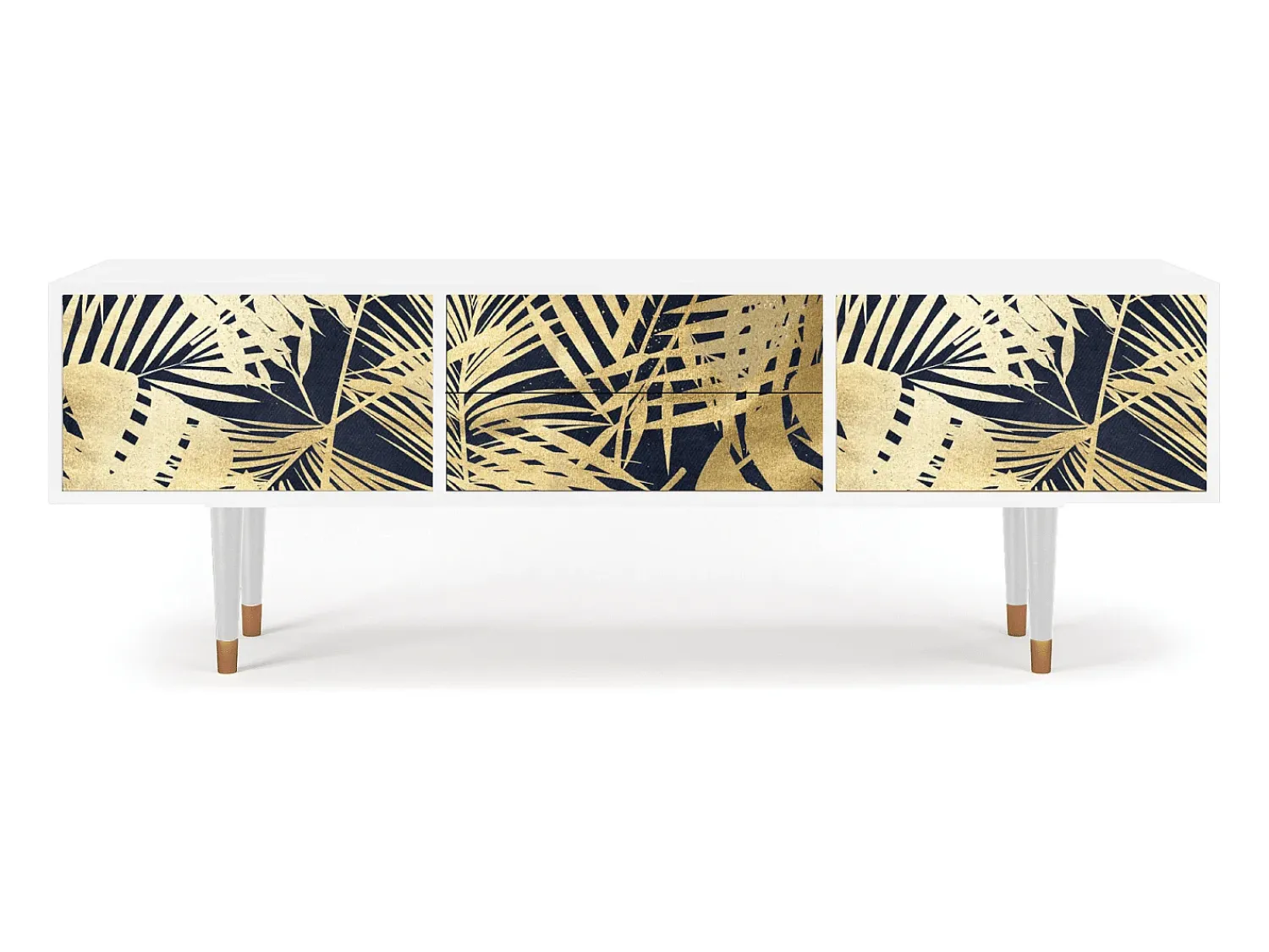Mueble de TV - 170х59х48 cm - T4 - Jungle Vibes, Branco^ Móvel De Tv