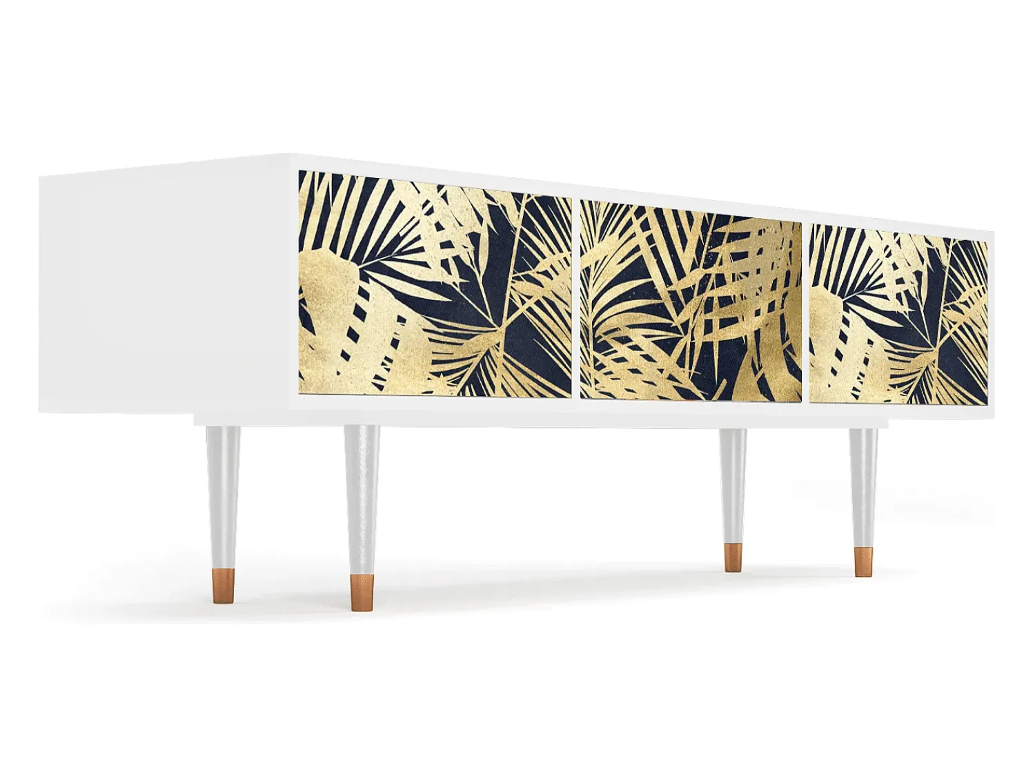 Mueble de TV - 170х59х48 cm - T4 - Jungle Vibes, Branco^ Móvel De Tv