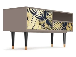 Móvel De Tv* Mueble de TV - 115х59х48 cm - T3 - Jungle Vibes, Latte Bege