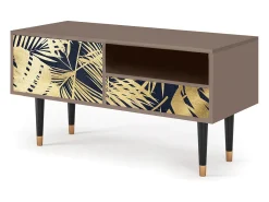 Móvel De Tv* Mueble de TV - 115х59х48 cm - T3 - Jungle Vibes, Latte Bege