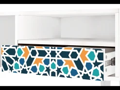 Mueble de TV - 115х59х48 cm - T3 - Kaleidoscope, Branco^ Móvel De Tv