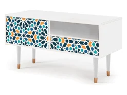 Mueble de TV - 115х59х48 cm - T3 - Kaleidoscope, Branco^ Móvel De Tv