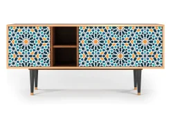 Mueble de TV - 150х69х41 cm - T5 - Kaleidoscope, Nogueira^ Móvel De Tv