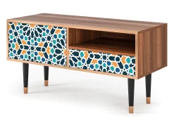 Mueble de TV - 115х59х48 cm - T3 - Kaleidoscope, Nogueira^ Móvel De Tv