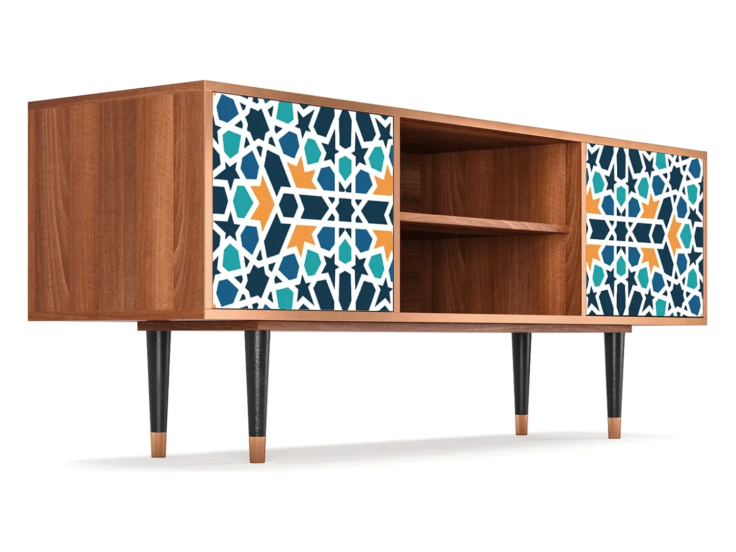 Sale Mueble de TV - 170х69х48 cm - T2 - Kaleidoscope, Nogueira Castanho