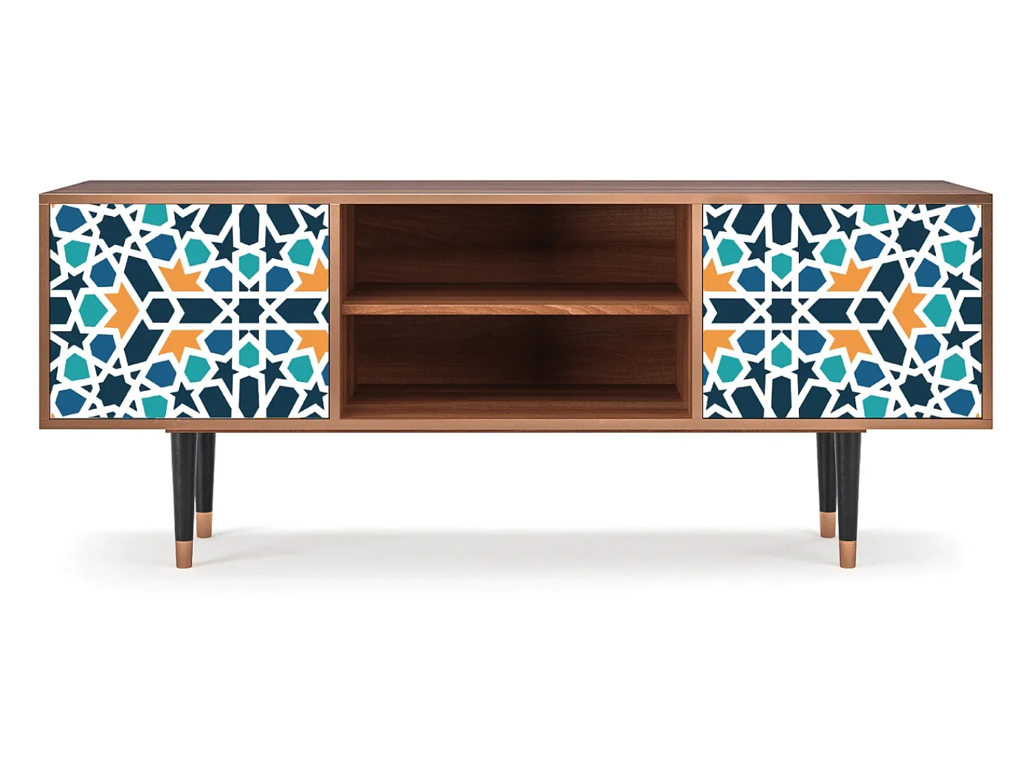 Sale Mueble de TV - 170х69х48 cm - T2 - Kaleidoscope, Nogueira Castanho