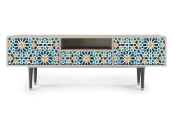 Móvel De Tv* Mueble de TV - 170х59х41 cm - T6 - Kaleidoscope, Areia Bege