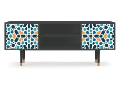 Móvel De Tv| Mueble de TV - 170х69х48 cm - T2 - Kaleidoscope, Antracite Cinza antracite