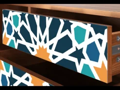 Móvel De Tv| Mueble de TV - 170х59х48 cm - T4 - Kaleidoscope, Nogueira Castanho