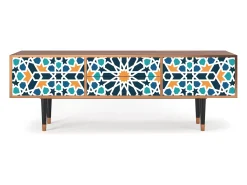 Móvel De Tv| Mueble de TV - 170х59х48 cm - T4 - Kaleidoscope, Nogueira Castanho