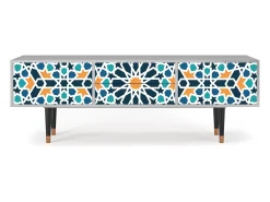 Discount Mueble de TV - 170х59х48 cm - T4 - Kaleidoscope, Cinza Cinzento