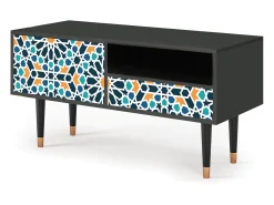 Móvel De Tv* Mueble de TV - 115х59х48 cm - T3 - Kaleidoscope, Antracite Cinza antracite