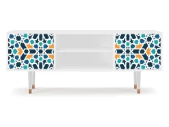 Discount Mueble de TV - 170х69х48 cm - T2 - Kaleidoscope, Branco Bege