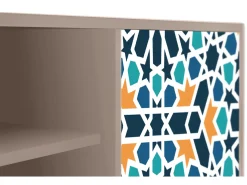 Móvel De Tv| Mueble de TV - 170х69х48 cm - T2 - Kaleidoscope, Latte Bege