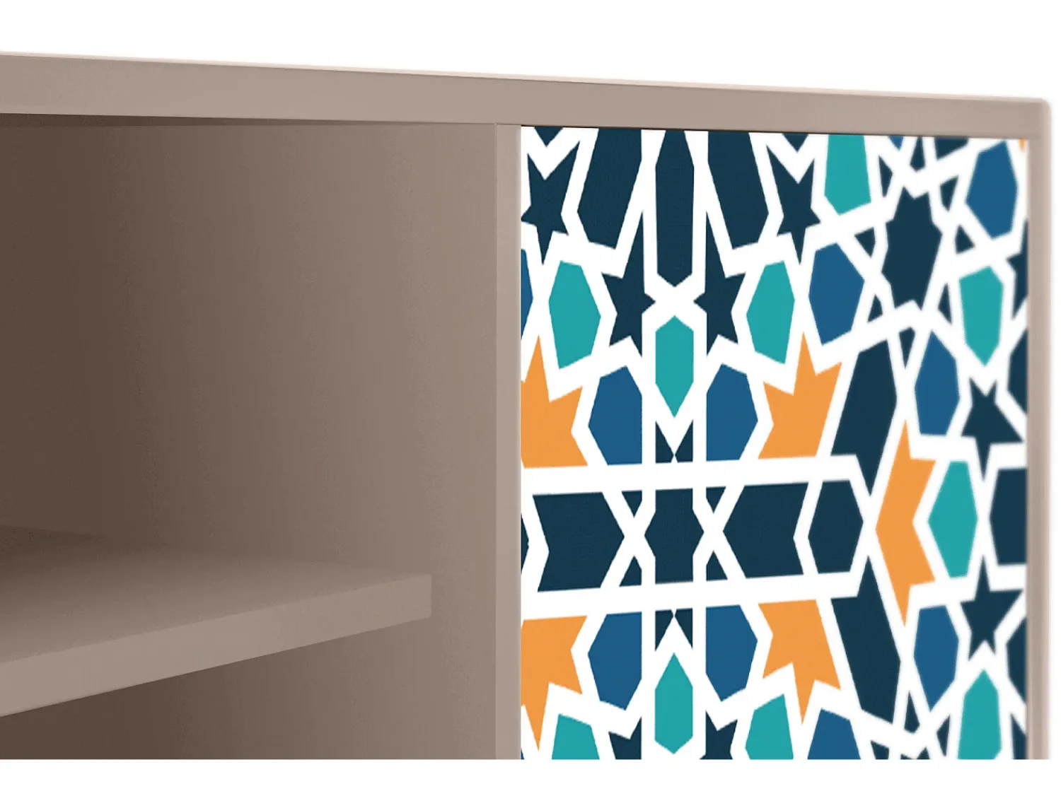 Móvel De Tv| Mueble de TV - 170х69х48 cm - T2 - Kaleidoscope, Latte Bege