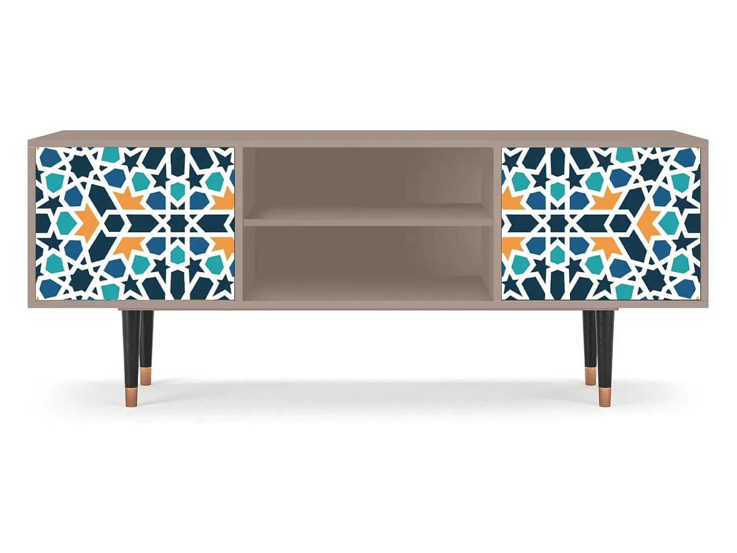 Móvel De Tv| Mueble de TV - 170х69х48 cm - T2 - Kaleidoscope, Latte Bege