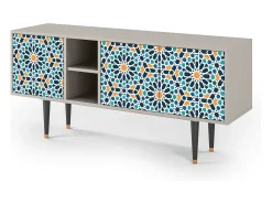Móvel De Tv| Mueble de TV - 150х69х41 cm - T5 - Kaleidoscope, Areia Bege