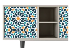 Móvel De Tv| Mueble de TV - 150х69х41 cm - T5 - Kaleidoscope, Areia Bege