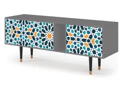 Discount Mueble de TV - 170х69х48 cm - T1 - Kaleidoscope, Cinza Cinzento