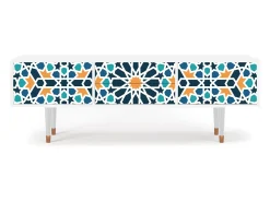 Mueble de TV - 170х59х48 cm - T4 - Kaleidoscope, Branco^ Móvel De Tv