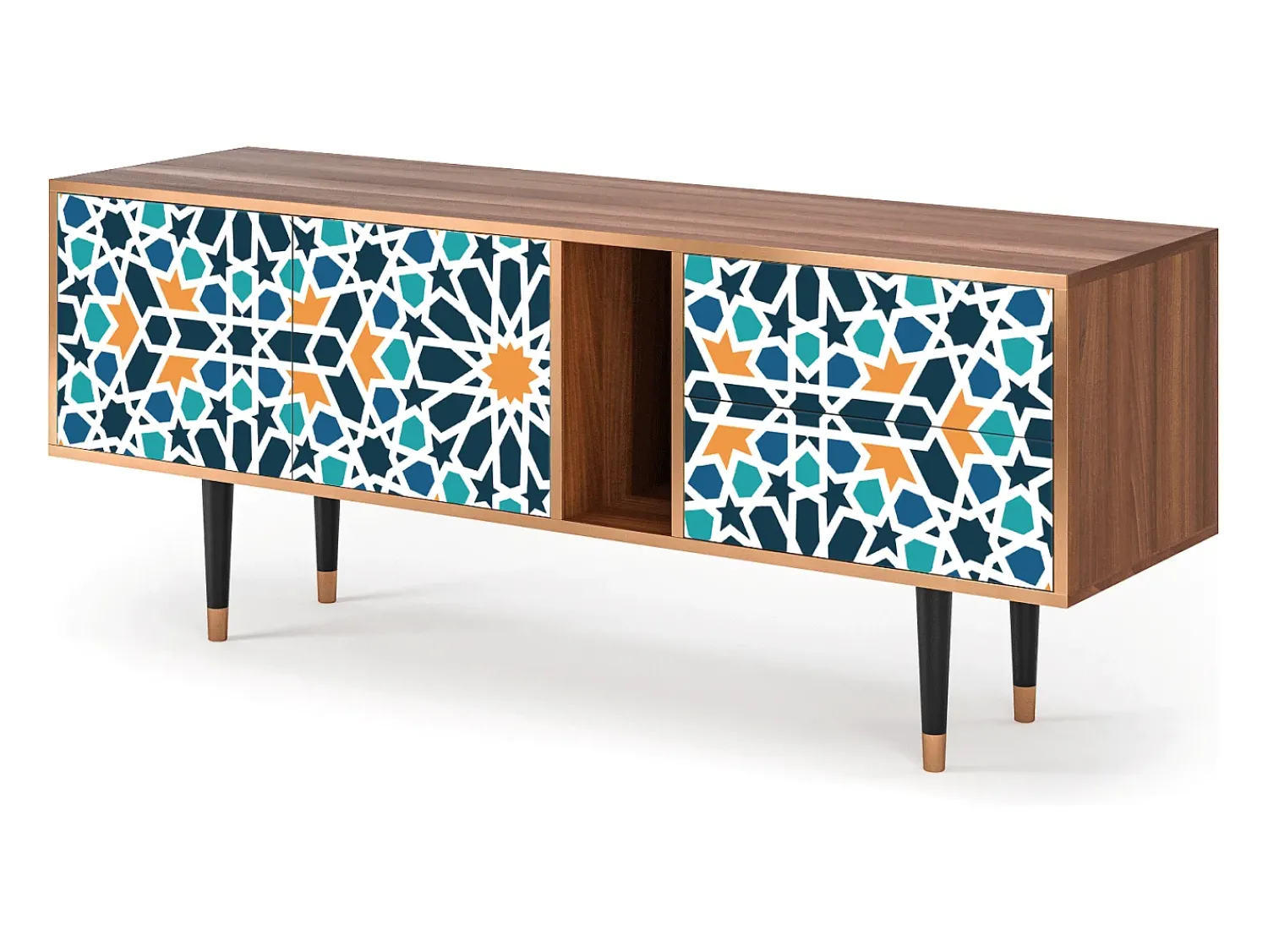 Mueble de TV - 170х69х48 cm - T1 - Kaleidoscope, Nogueira^ Móvel De Tv