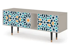 Móvel De Tv| Mueble de TV - 170х69х48 cm - T1 - Kaleidoscope, Areia Bege