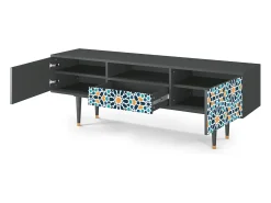 Mueble de TV - 170х59х41 cm - T6 - Kaleidoscope, Antracite^ Móvel De Tv