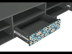 Mueble de TV - 170х59х41 cm - T6 - Kaleidoscope, Antracite^ Móvel De Tv