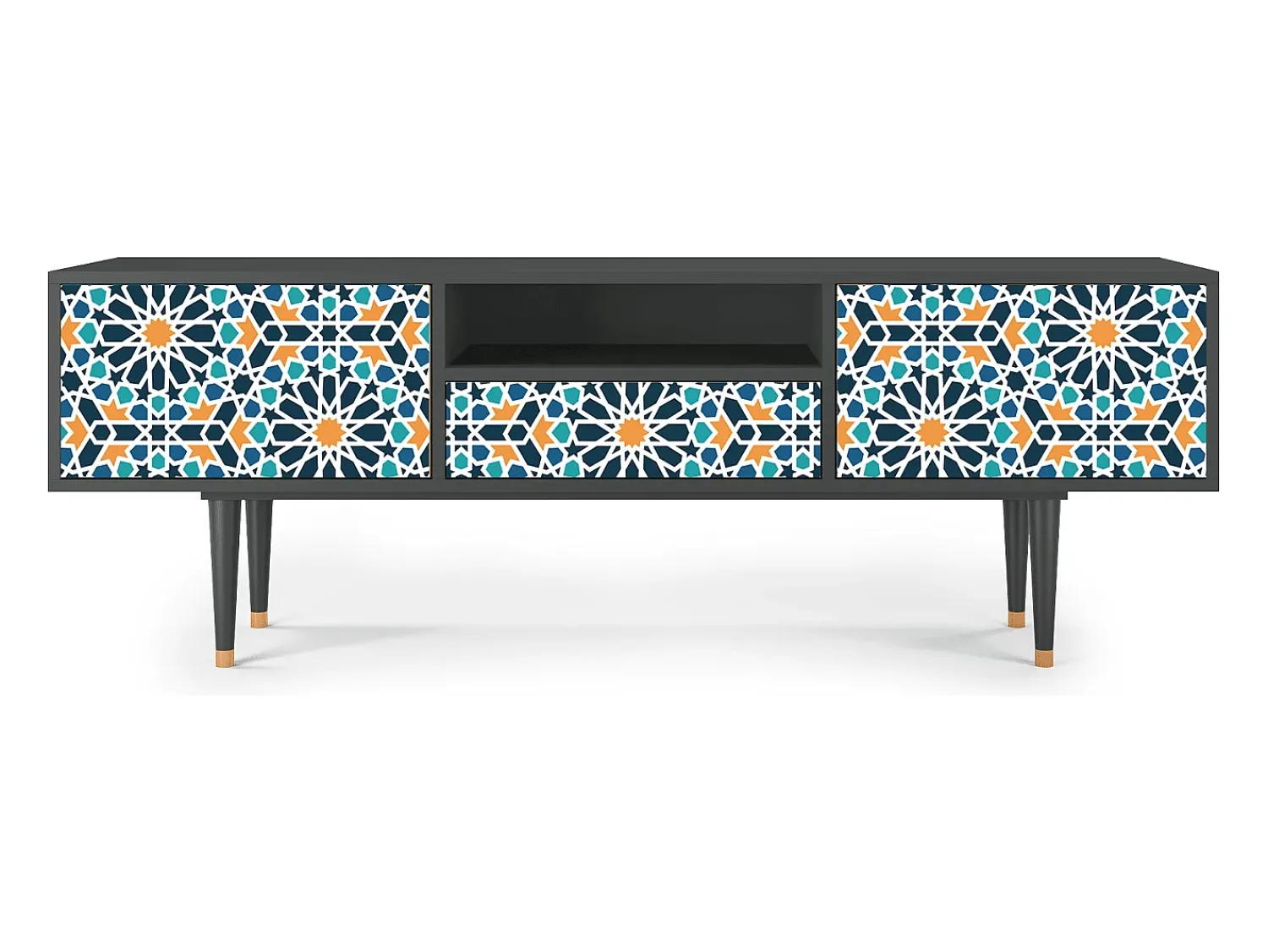 Mueble de TV - 170х59х41 cm - T6 - Kaleidoscope, Antracite^ Móvel De Tv