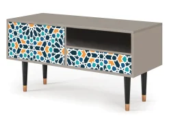 Móvel De Tv| Mueble de TV - 115х59х48 cm - T3 - Kaleidoscope, Areia Bege