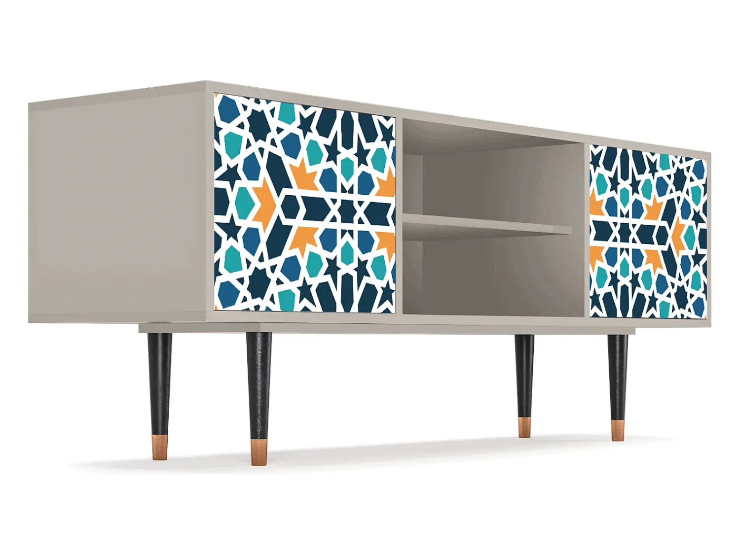 Mueble de TV - 170х69х48 cm - T2 - Kaleidoscope, Areia^ Móvel De Tv