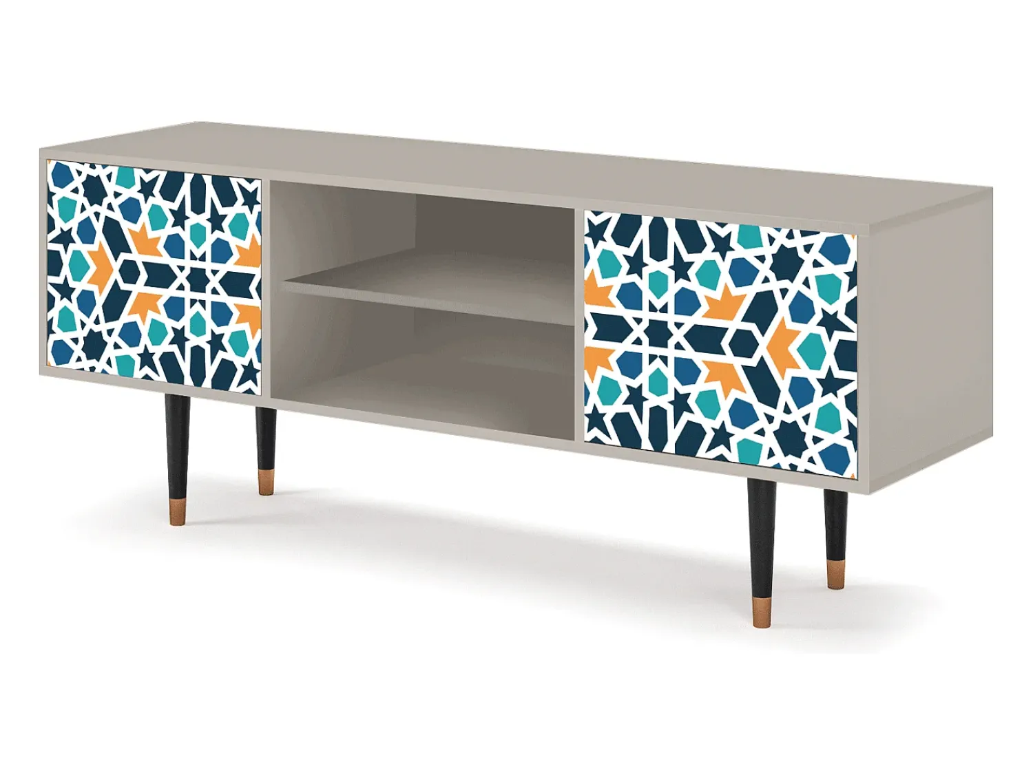 Mueble de TV - 170х69х48 cm - T2 - Kaleidoscope, Areia^ Móvel De Tv
