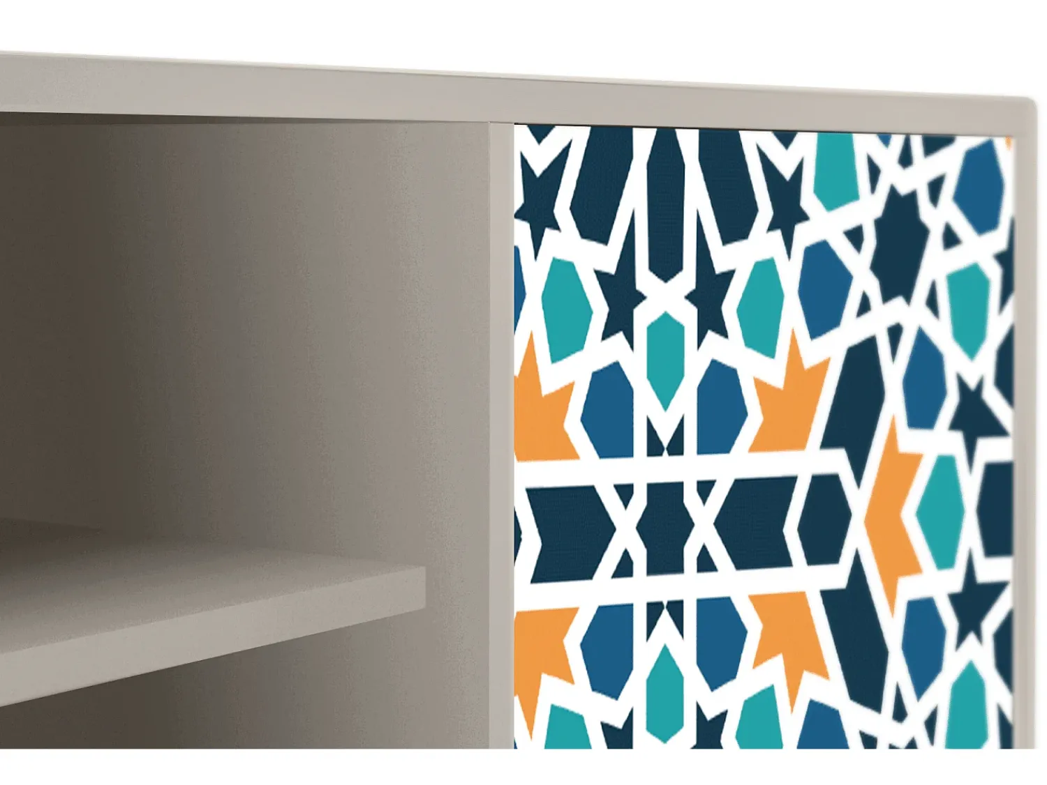 Mueble de TV - 170х69х48 cm - T2 - Kaleidoscope, Areia^ Móvel De Tv