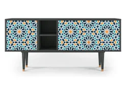 Móvel De Tv| Mueble de TV - 150х69х41 cm - T5 - Kaleidoscope, Antracite Cinza antracite