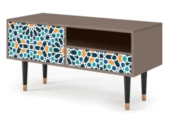 Clearance Mueble de TV - 115х59х48 cm - T3 - Kaleidoscope, Latte Bege