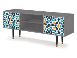 Mueble de TV - 170х69х48 cm - T2 - Kaleidoscope, Cinza^ Móvel De Tv