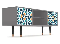 Mueble de TV - 170х69х48 cm - T2 - Kaleidoscope, Cinza^ Móvel De Tv