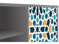 Mueble de TV - 170х69х48 cm - T2 - Kaleidoscope, Cinza^ Móvel De Tv