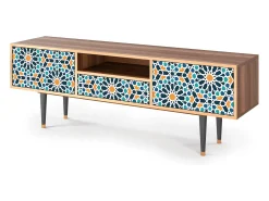 Mueble de TV - 170х59х41 cm - T6 - Kaleidoscope, Nogueira^ Móvel De Tv