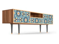 Mueble de TV - 170х59х41 cm - T6 - Kaleidoscope, Nogueira^ Móvel De Tv